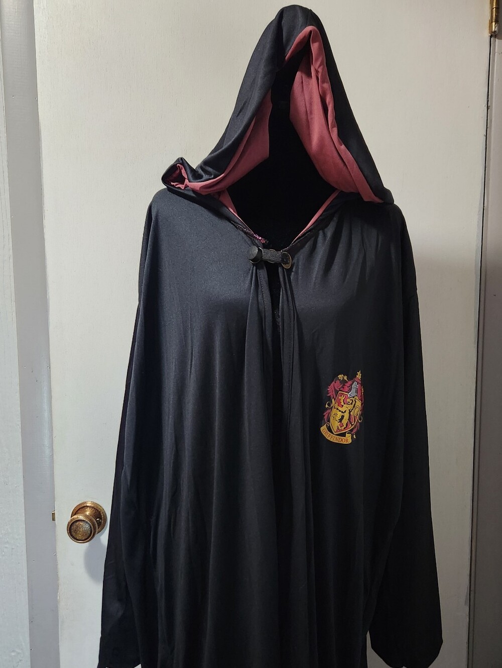 Adult harry potter gryfindor robe cape one size